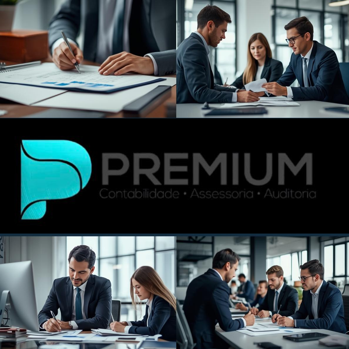 Mockup de um aplicativo de gestão financeira.